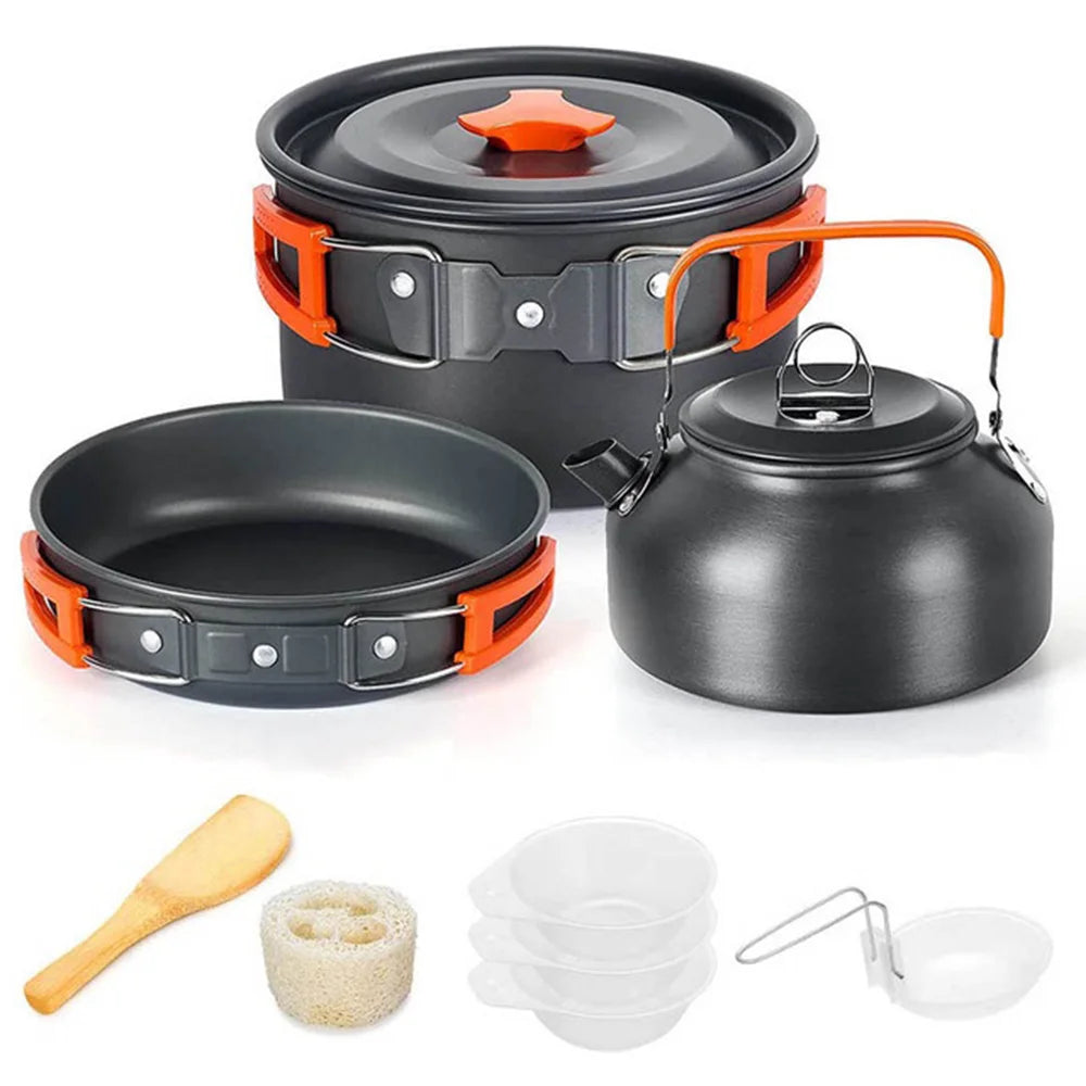 Camping Cooking set Camping Cookware Travel Tableware Outdoor