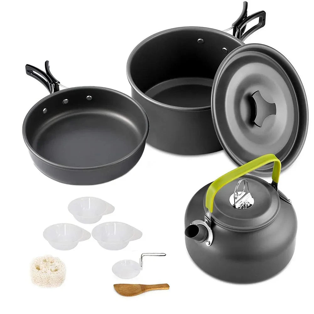 Camping Cooking set Camping Cookware Travel Tableware Outdoor