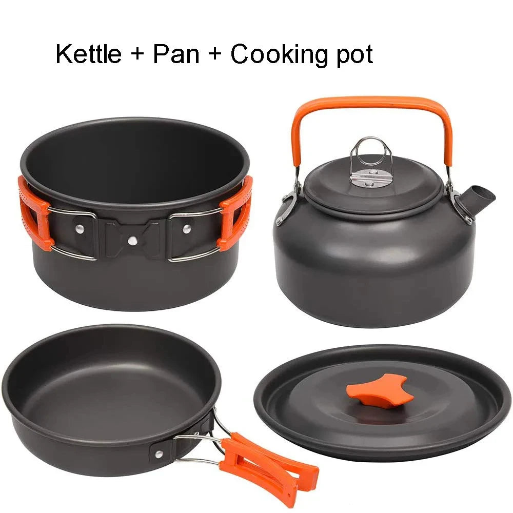 Camping Cooking set Camping Cookware Travel Tableware Outdoor
