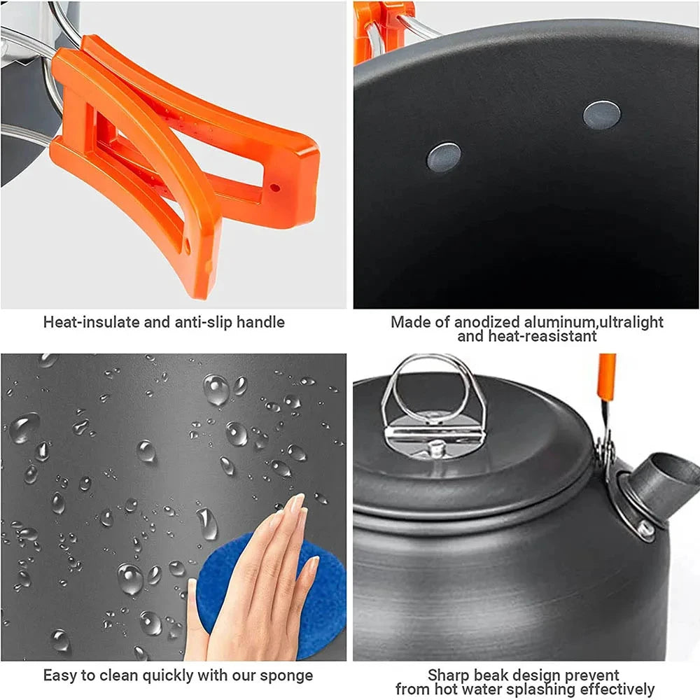 Camping Cooking set Camping Cookware Travel Tableware Outdoor