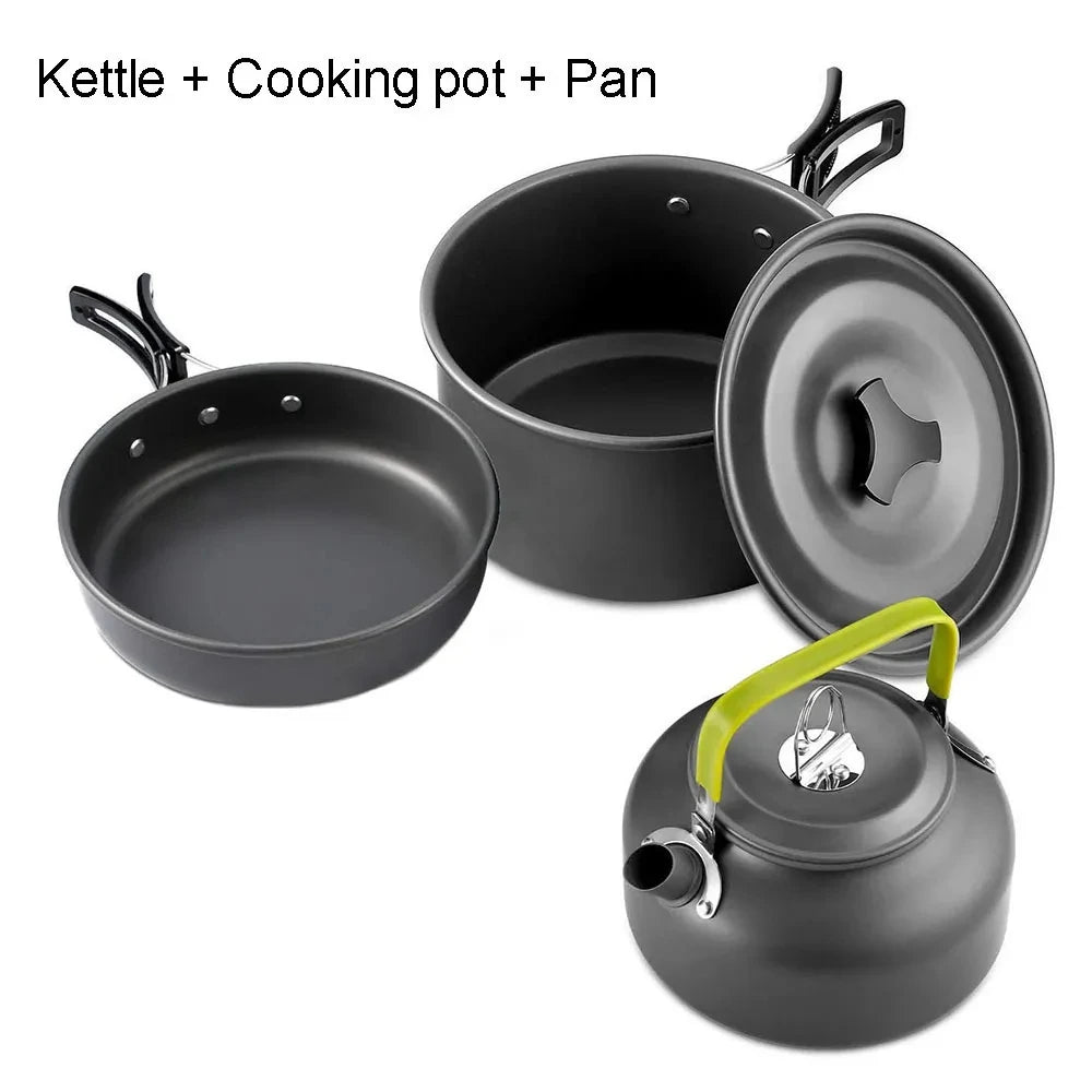 Camping Cooking set Camping Cookware Travel Tableware Outdoor